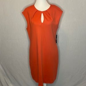 NY & Co. 100% Cotton MIDI Dress with pockets NWT
